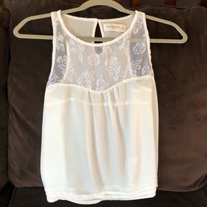 Abercrombie White Tank